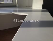 Столешница-подоконник сложной формы на присоединённую лоджию из Grandex S204: купить в Москве