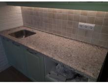 Прямая столешница на кухню Neomarm NM 107 Polar light