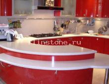 Акриловая столешница с барной стойкой Hanex D-001 Silverstone: купить в Москве