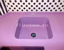 Интегрированная мойка 400х400 из Corian дизайнерской серии: купить в Москве