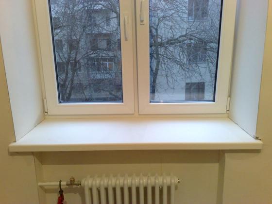 Подоконник из акрилового камня Corian: купить в Москве