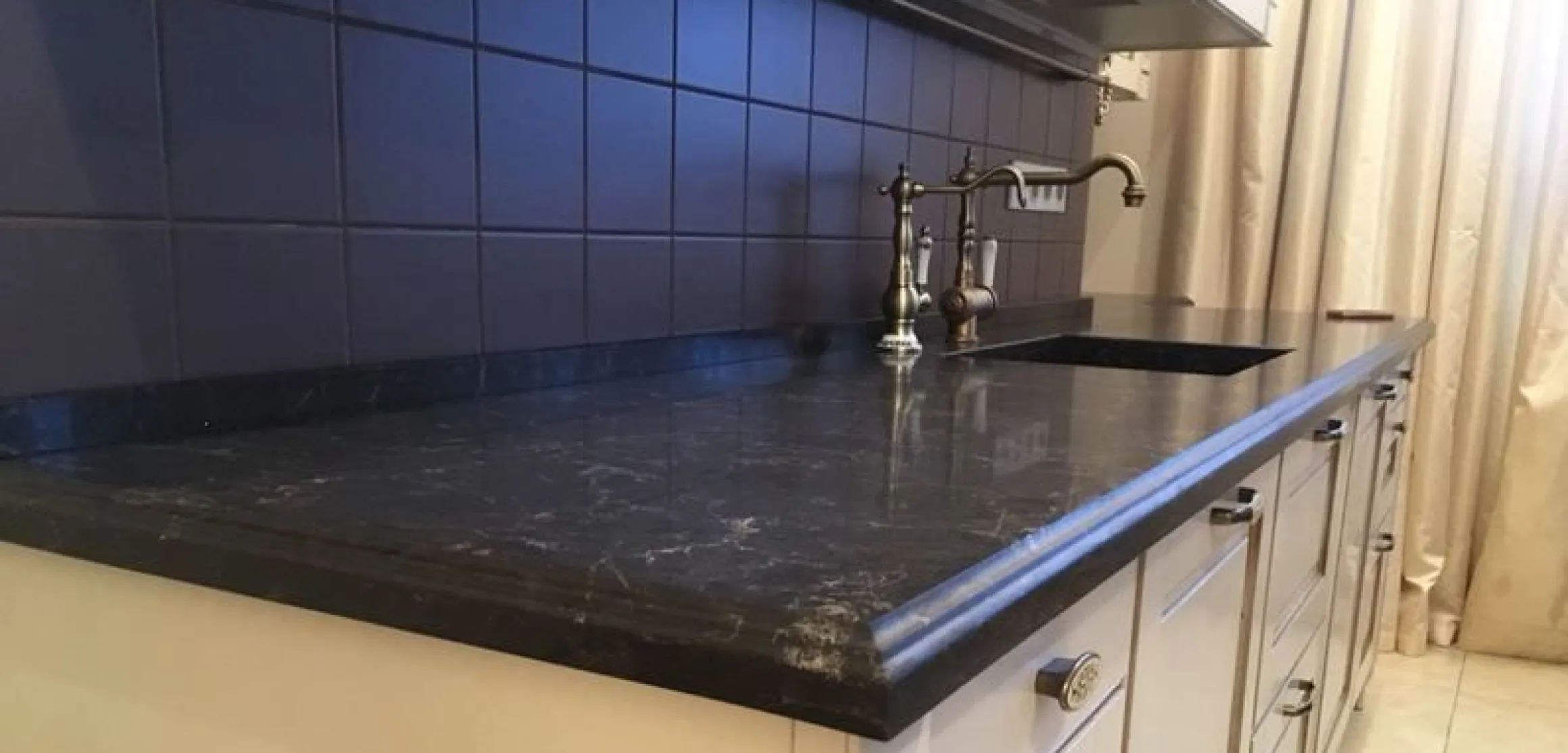 Прямая столешница TechniStone Pearl Lava - фото 1