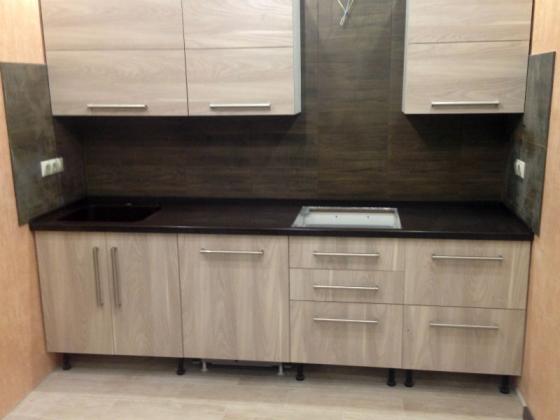 Прямая столешница из темного камня Hanex B035: купить в Москве