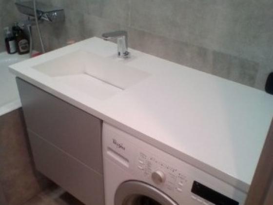 Столешница из кварца для ванной комнаты полуглянец: купить в Москве