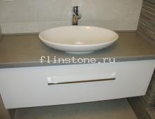 Полка и столешница в ванную и искусственного камня Corian Dove: купить в Москве