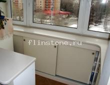 2 подоконника-столешницы из искусственного камня Hi-Macs G109: купить в Москве