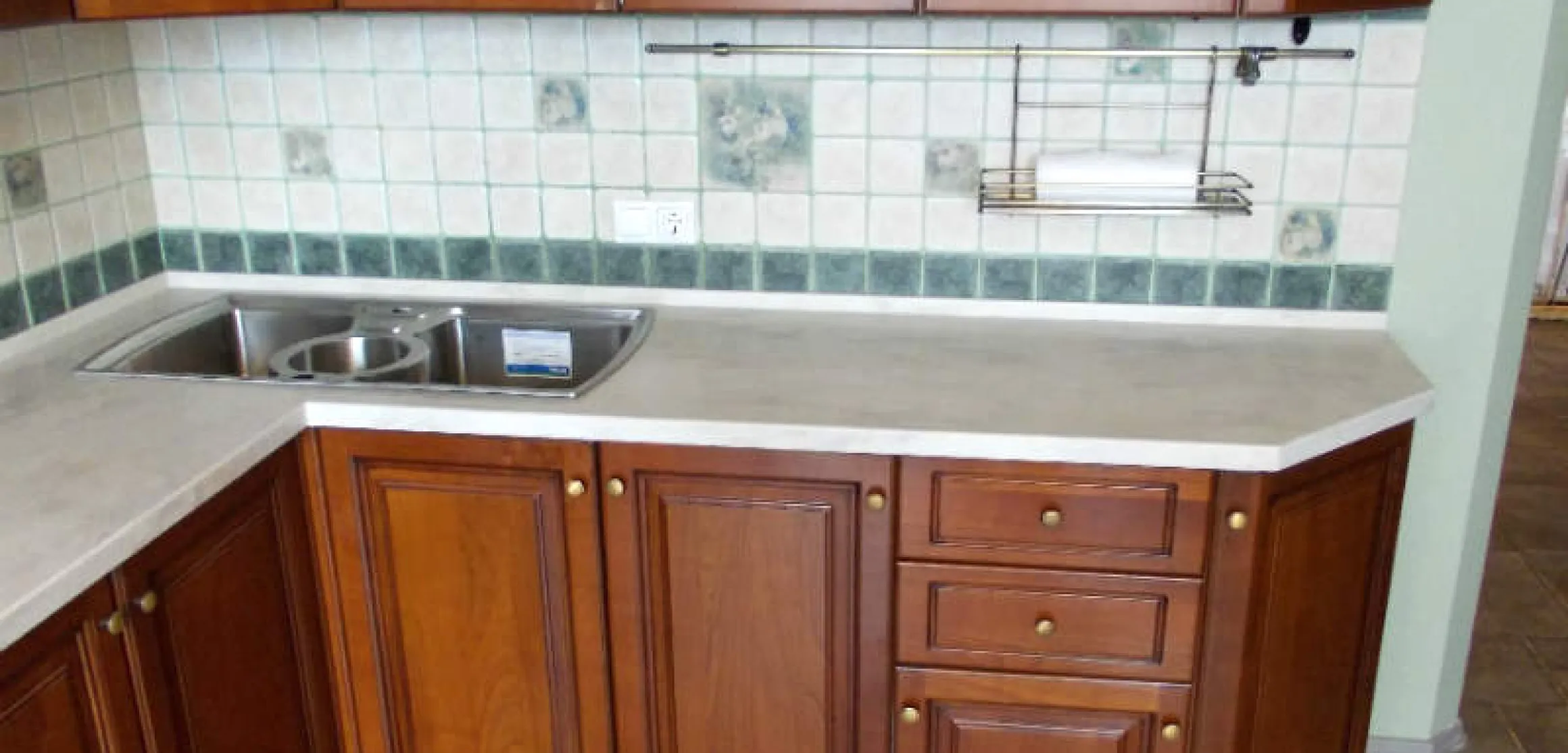 Столешница для кухни из Corian Clam Shell, с отдельным элементом - фото 4