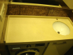Столешница в ванную комнату для стиральной машины