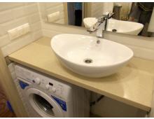 Столешница из искусственного камня для стиральной машины из Grandex S102