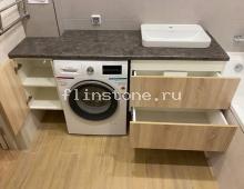 Прямая столешница из Caesarstone 6003 Coastal Grey: купить в Москве