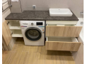Прямая столешница из Caesarstone 6003 Coastal Grey