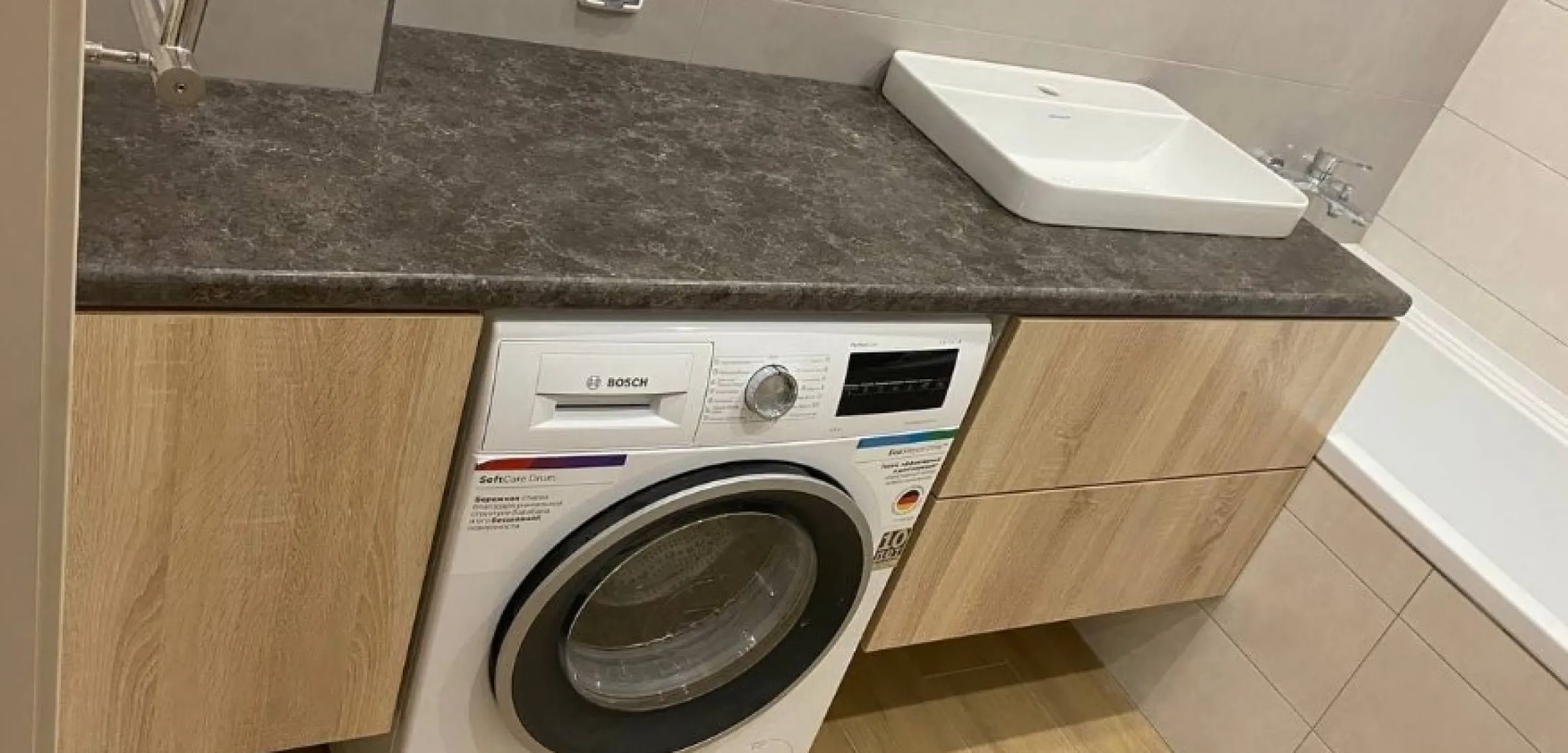 Прямая столешница из Caesarstone 6003 Coastal Grey - фото 2
