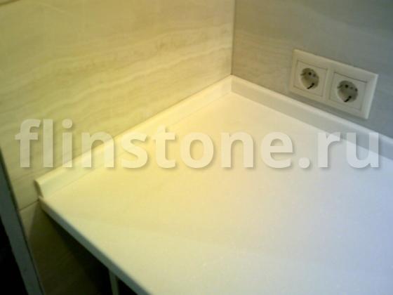 Столешница в ванную с интегрированной раковиной, модель Bowl 420: купить в Москве