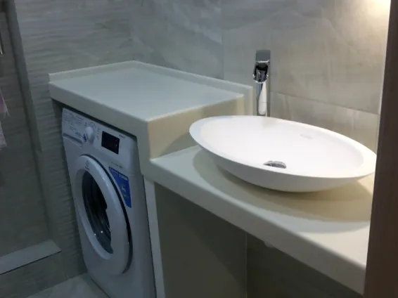 Столешница и балконный блок из Staron SM421 (заказ 2016/353) (изображение)