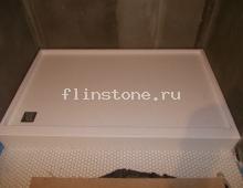 Прямоугольный душевой поддон из акрилового камня Hanex GAM001: купить в Москве