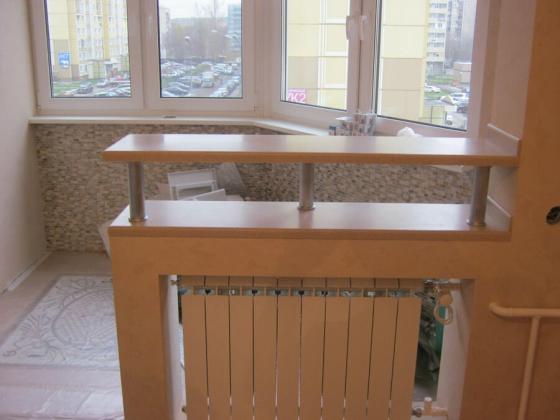 Двухуровневая барная стойка из искусственного камня: купить в Москве