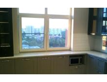 Столешница из искусственного камня с подоконником угловая Hanex S-008 N-white Столешница из искусственного камня с подоконником угловая Hanex S-008 N-white