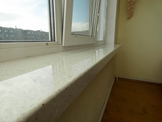 Подоконник из акрилового камня Corian Aurora (изображение)