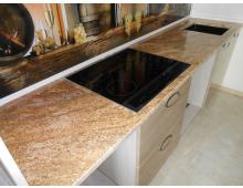 Прямая кварцевая столешница для кухни Avant 9002 Артуа