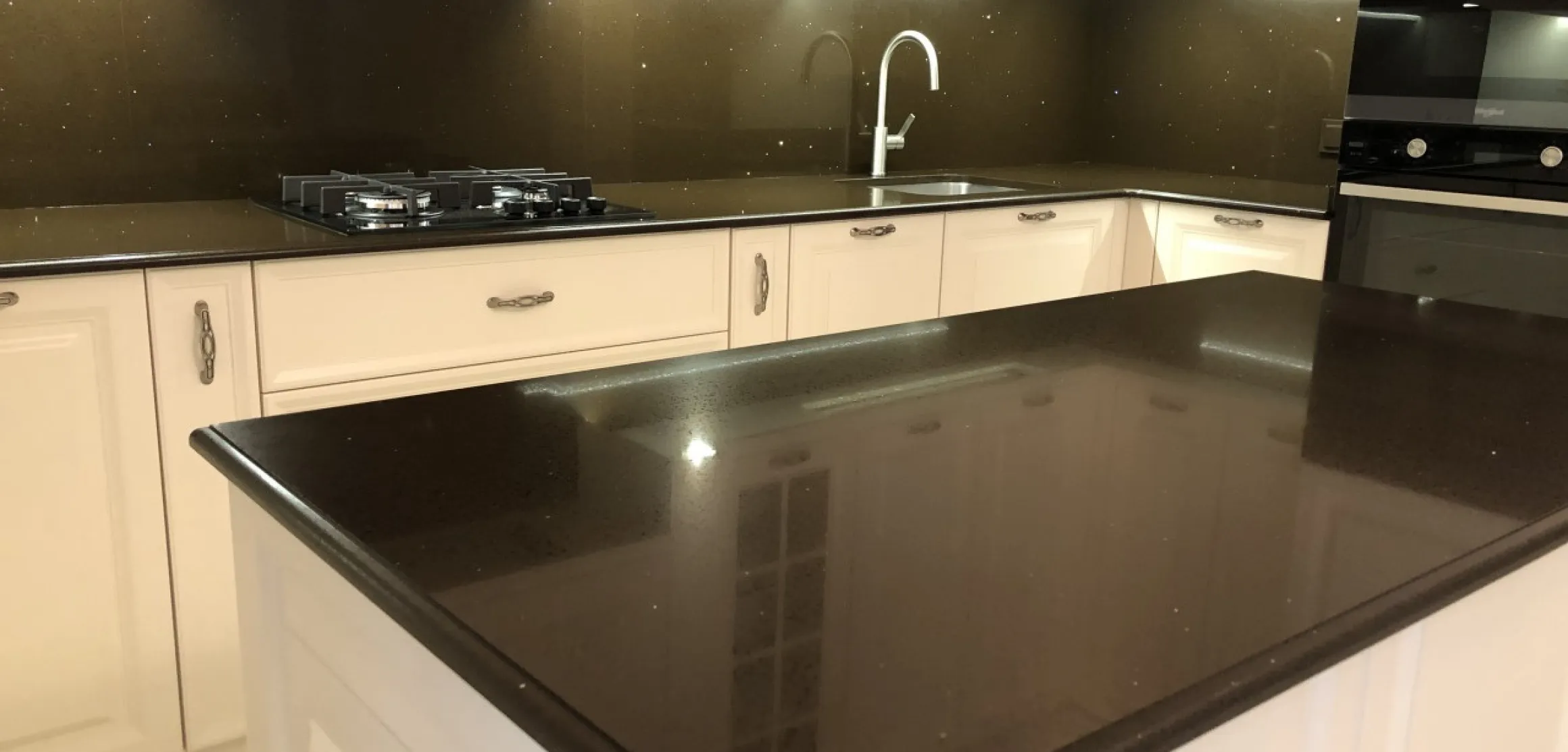 Столешница из искусственного камня и остров из кварцевого агломерата Avant 1203 Орлеан - фото 3