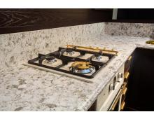 Кухонная угловая столешница из кварцевого агломерата Caesarstone 6046 Moorland Fog