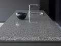 Столешница из искусственного камня кварцевая прямая TechniStone Taurus Terazzo Grey
