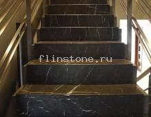 Лестница из искусственного камня TechniStone Poetic Black: купить в Москве
