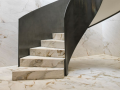 Лестница из искусственного камня TechniStone Crystal Calacatta Amnis