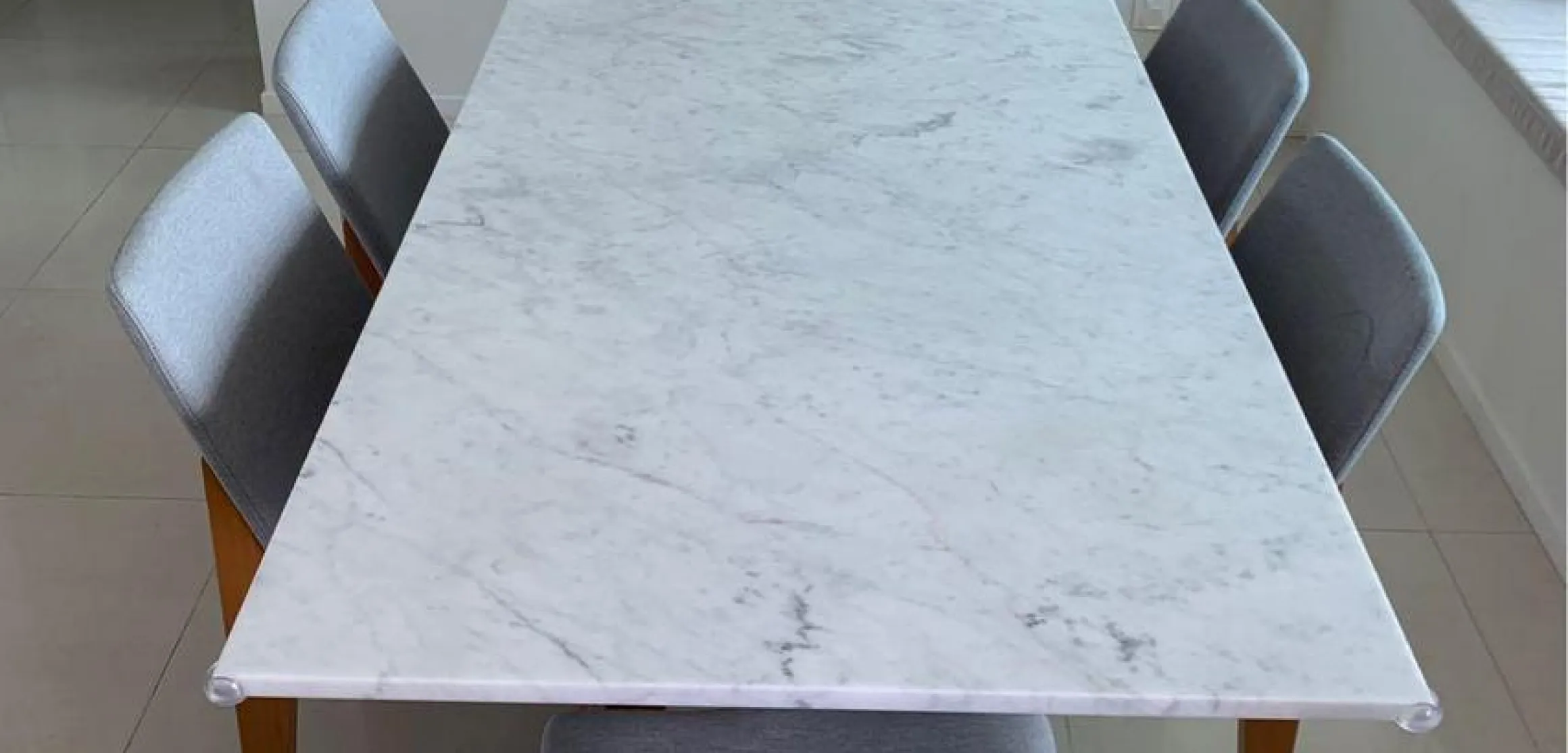 Кухонный стол из искусстенного камня DuPont Corian limestone prima - фото 1