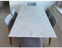 Кухонный стол из искусстенного камня DuPont Corian limestone prima