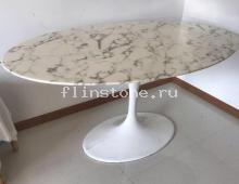 Овальный обеденный стол из искусстенного камня Avant Калакатта Пьерфон: купить в Москве