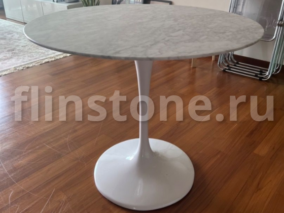 Круглый стол из искусстенного камня Neomarm Foggy Shell: купить в Москве