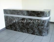 Стойка ресепшн из кварцевого агломерата TechniStone Pearl Rocca: купить в Москве
