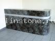 Стойка ресепшн из кварцевого агломерата TechniStone Pearl Rocca