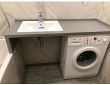 Столешница из кварцевого агломерата в ванную Avant 1260 Нанси Столешница из кварцевого агломерата в ванную Avant 1260 Нанси