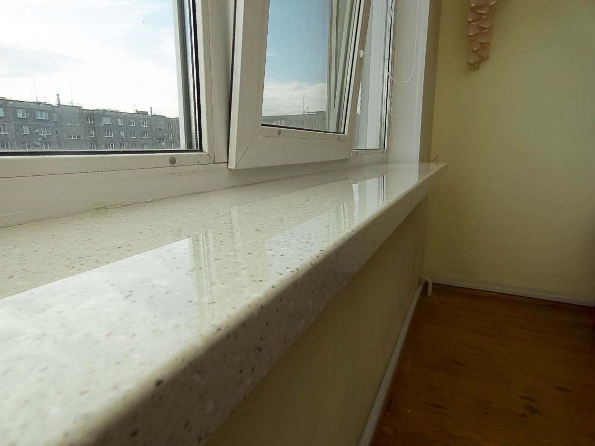 Подоконник из акрилового камня Corian Aurora – заказать в Москве и области.
