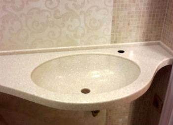 Столешница в ванную c раковиной Flinstone