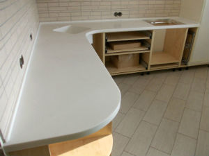 Кухонная столешница из акрилового камня