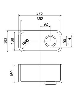 интегрированная мойка k-853